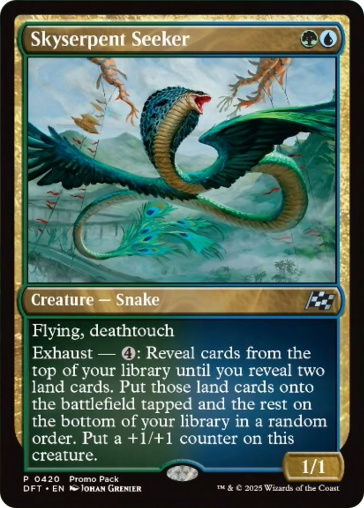 Skyserpent Seeker [Aetherdrift Promos] | Rock City Comics