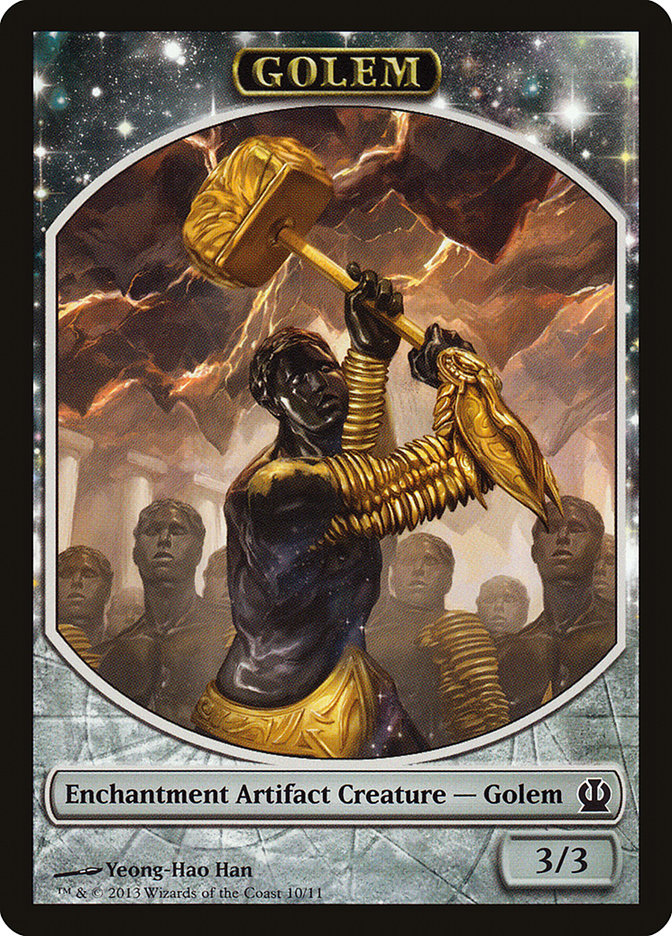 Golem Token [Theros Tokens] | Rock City Comics