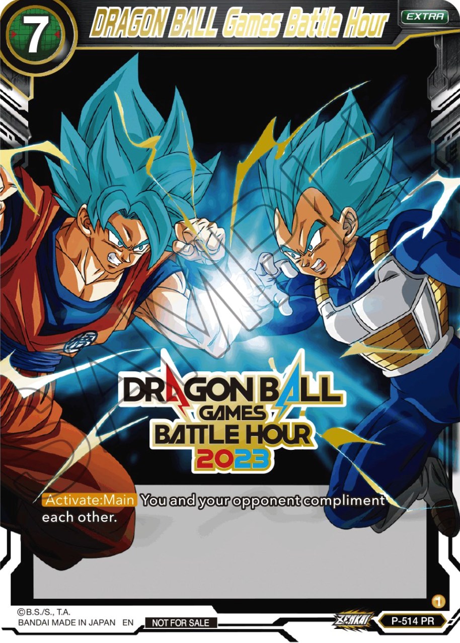 DRAGON BALL Games Battle Hour (Dragon Ball Games Battle Hour 2023 Promo Card Set) (P-514) [Promotion Cards] | Rock City Comics