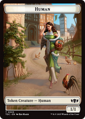 Human // Rat Double-Sided Token [Tarkir: Dragonstorm Commander Tokens] | Rock City Comics