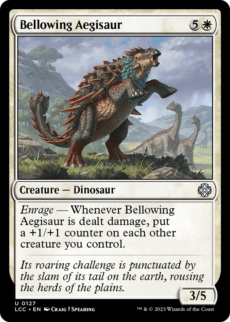 Bellowing Aegisaur [The Lost Caverns of Ixalan Commander] | Rock City Comics