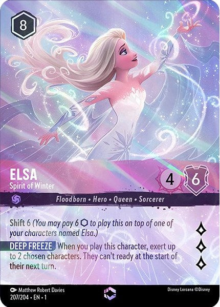 Elsa - Spirit of Winter (Enchanted) (207/204) [The First Chapter] | Rock City Comics