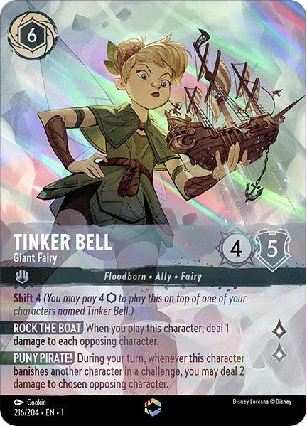 Tinker Bell - Giant Fairy (Enchanted) (216/204) [The First Chapter] | Rock City Comics