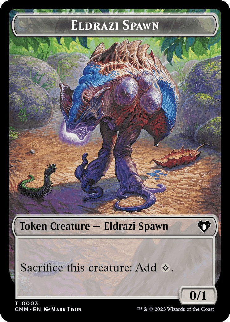 Eldrazi Spawn // Insect Double-Sided Token [Commander Masters Tokens] | Rock City Comics