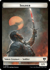 Soldier // Dragon (0020) Double-Sided Token [Commander Masters Tokens] | Rock City Comics