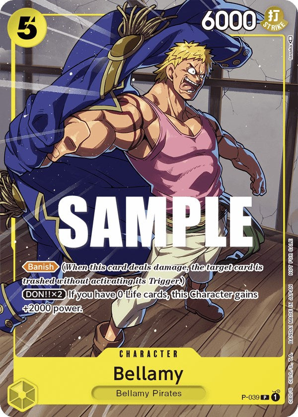 Bellamy (Pirates Party Vol. 4) [One Piece Promotion Cards] | Rock City Comics