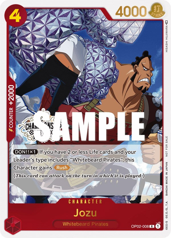 Jozu (Store Championship Participation Pack Vol. 2) [One Piece Promotion Cards] | Rock City Comics