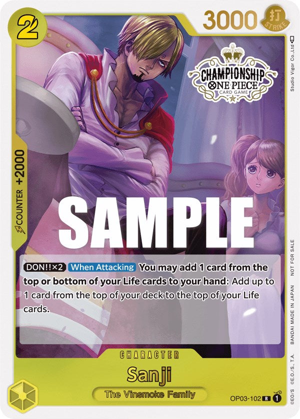 Sanji (Store Championship Participation Pack Vol. 2) [One Piece Promotion Cards] | Rock City Comics