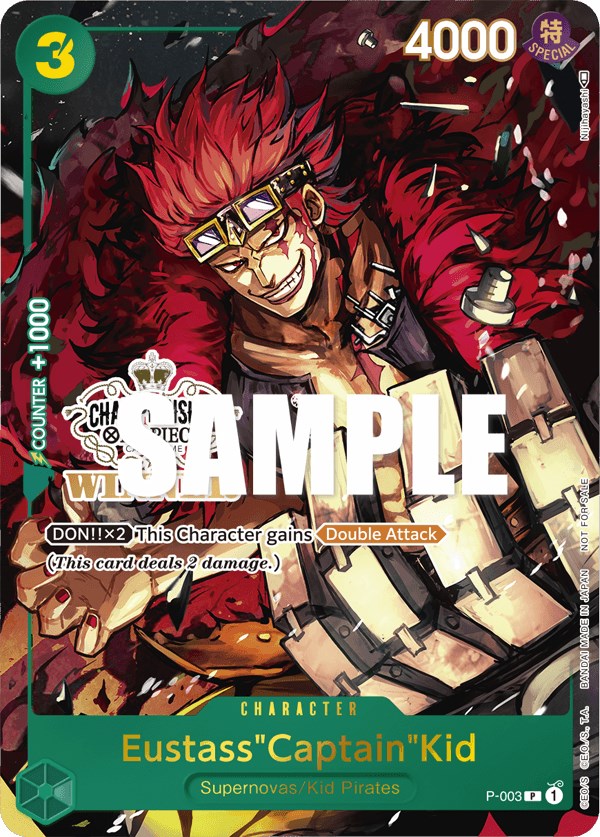 Eustass"Captain"Kid (Store Championship Vol. 2) [Winner] [One Piece Promotion Cards] | Rock City Comics