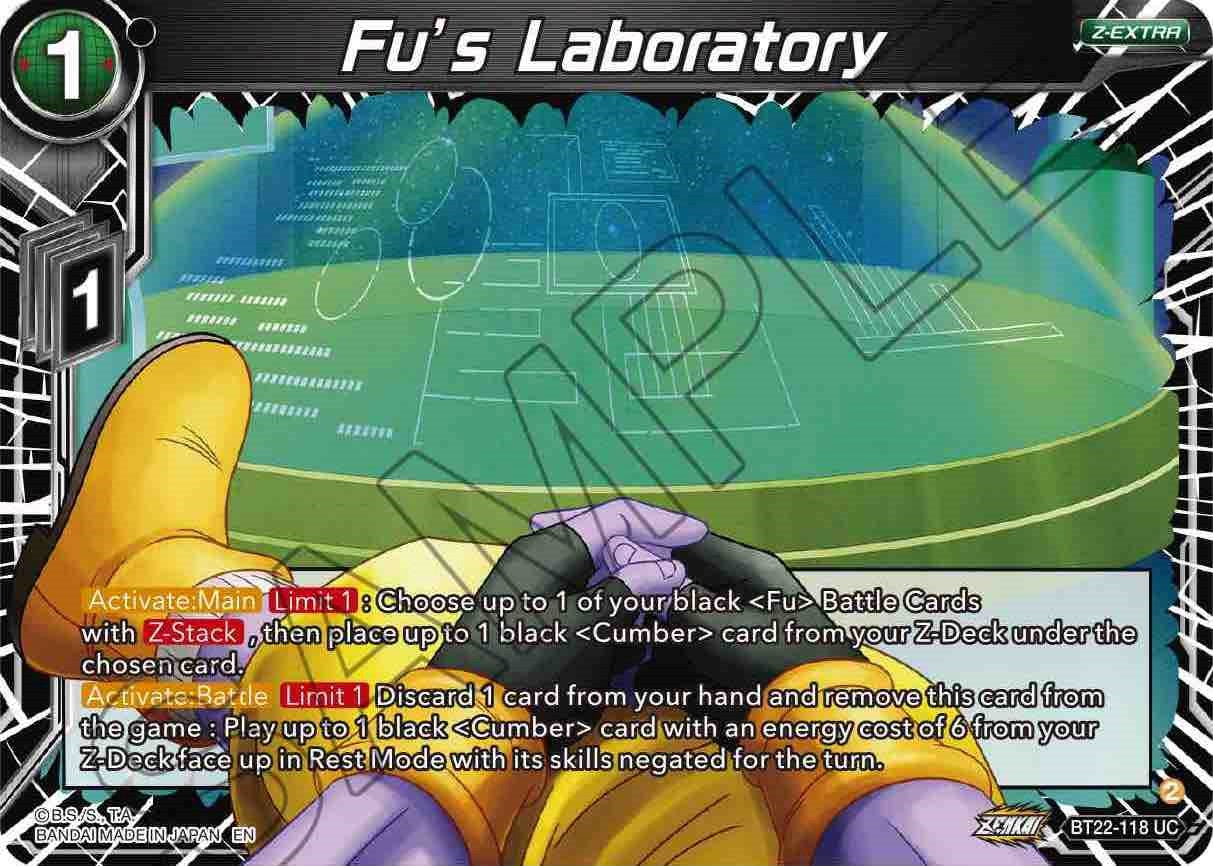 Fu's Laboratory (BT22-118) [Critical Blow] | Rock City Comics