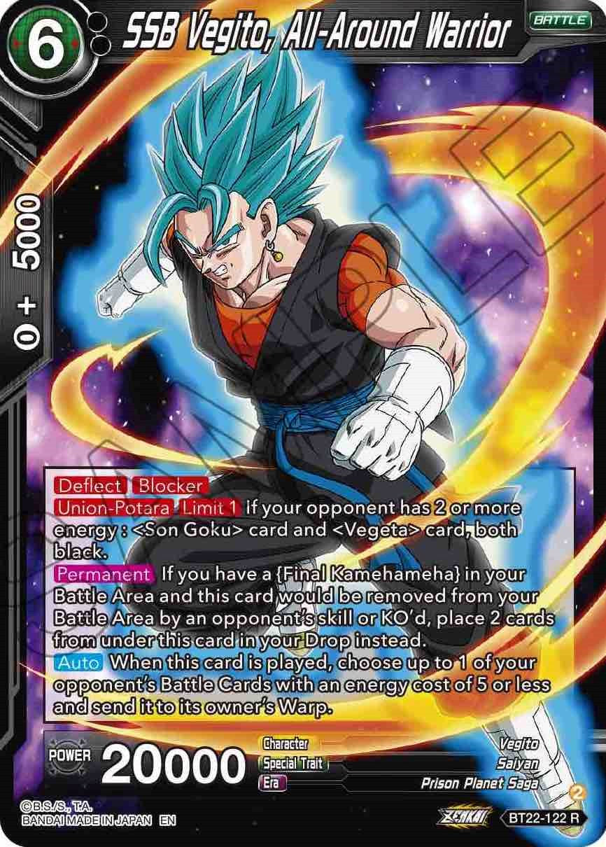 SSB Vegito, All-Around Warrior (BT22-122) [Critical Blow] | Rock City Comics