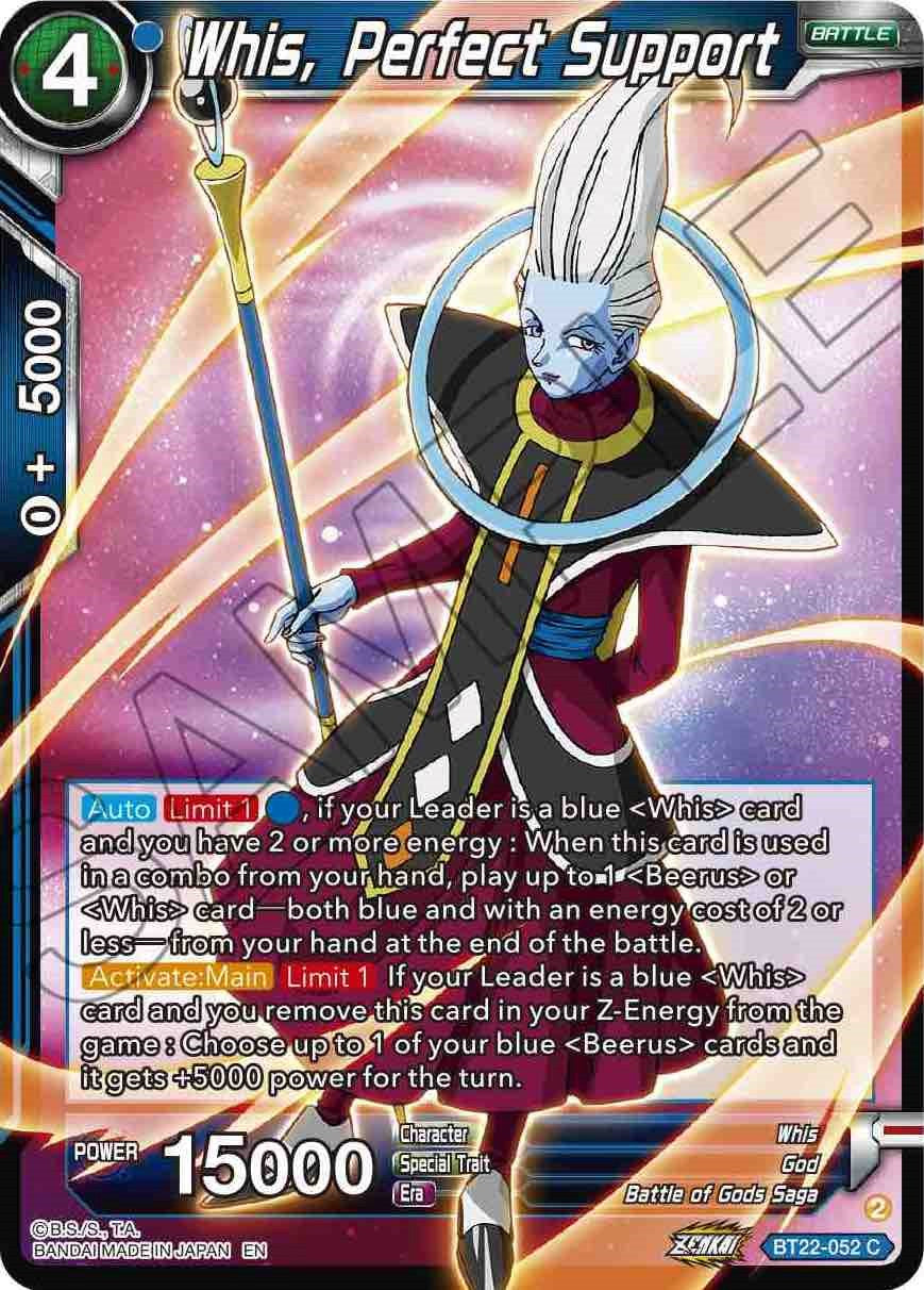 Whis, Perfect Support (BT22-052) [Critical Blow] | Rock City Comics