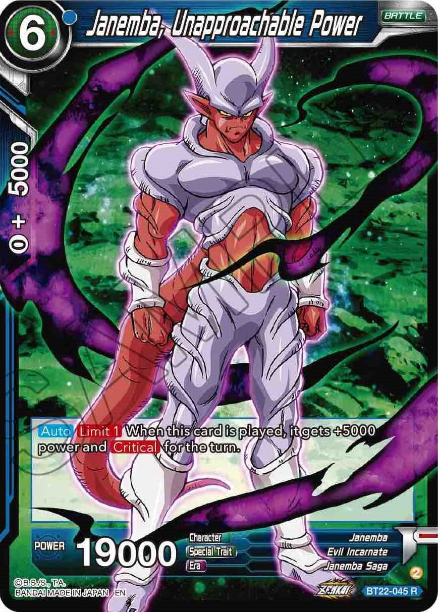 Janemba, Unapproachable Power (BT22-045) [Critical Blow] | Rock City Comics