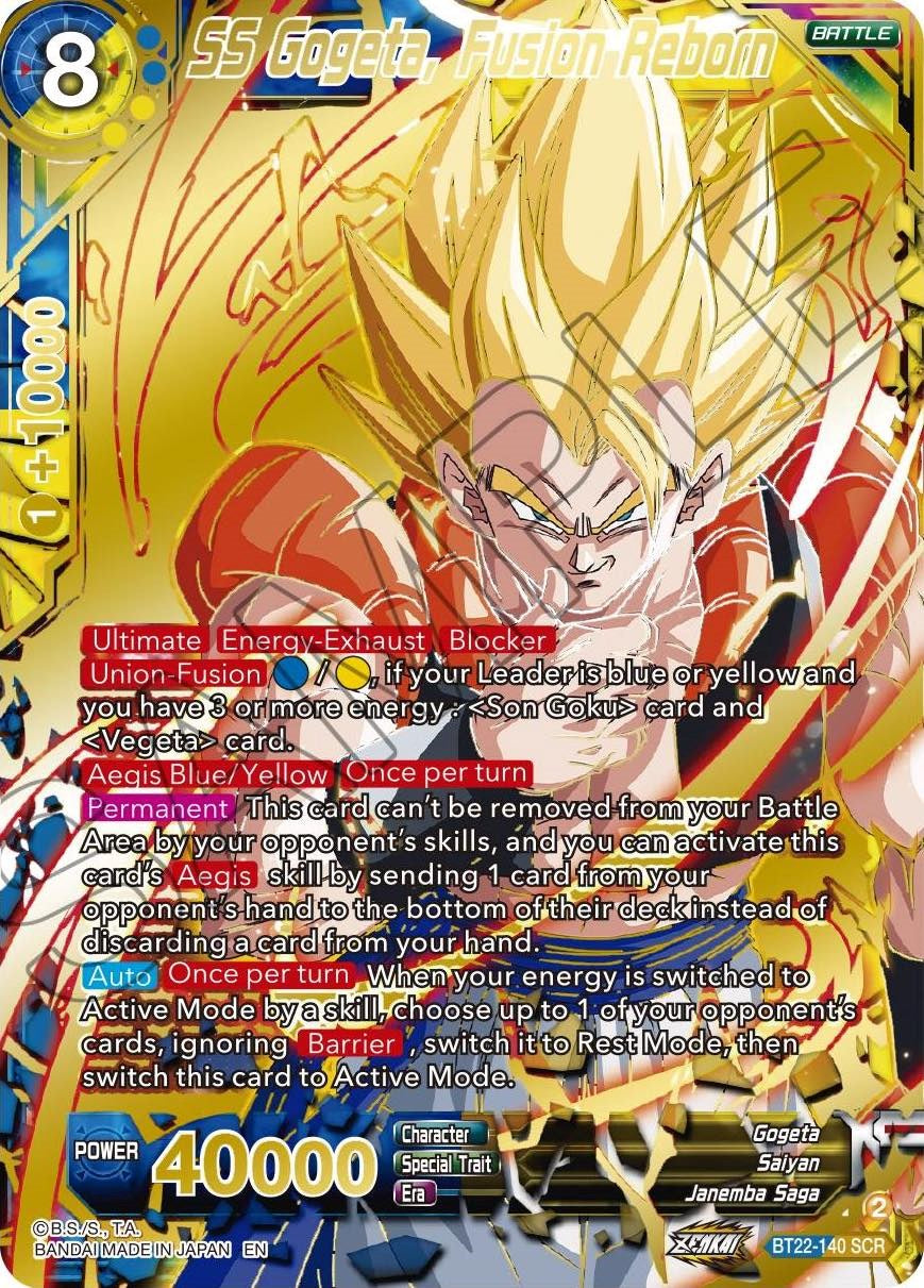 SS Gogeta, Fusion Reborn (BT22-140) [Critical Blow] | Rock City Comics