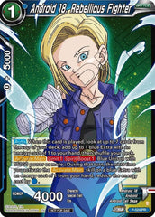 Android 18, Rebellious Fighter (Zenkai Series Tournament Pack Vol.5) (P-524) [Tournament Promotion Cards] | Rock City Comics