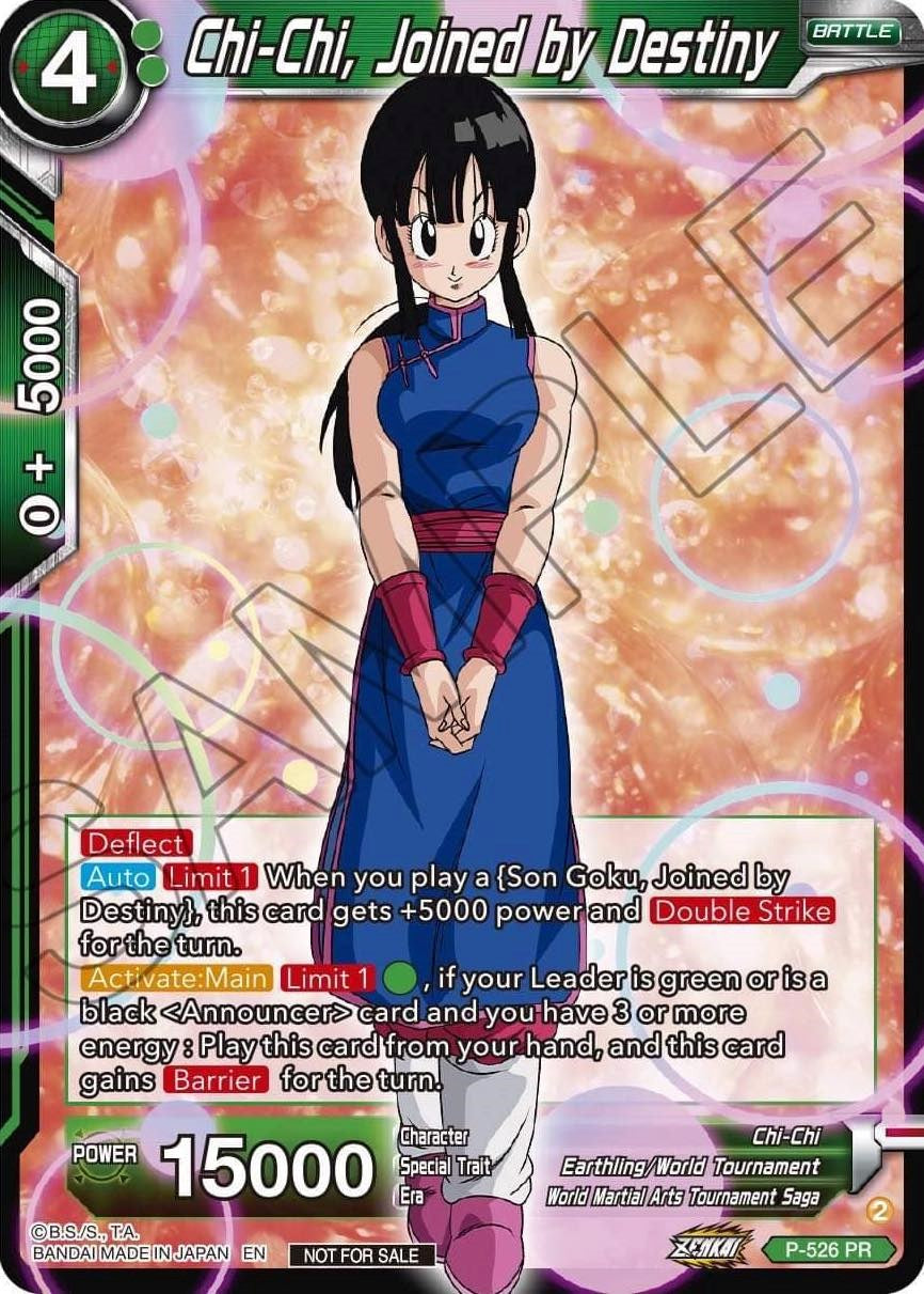 Chi-Chi, Joined by Destiny (Zenkai Series Tournament Pack Vol.5) (P-526) [Tournament Promotion Cards] | Rock City Comics