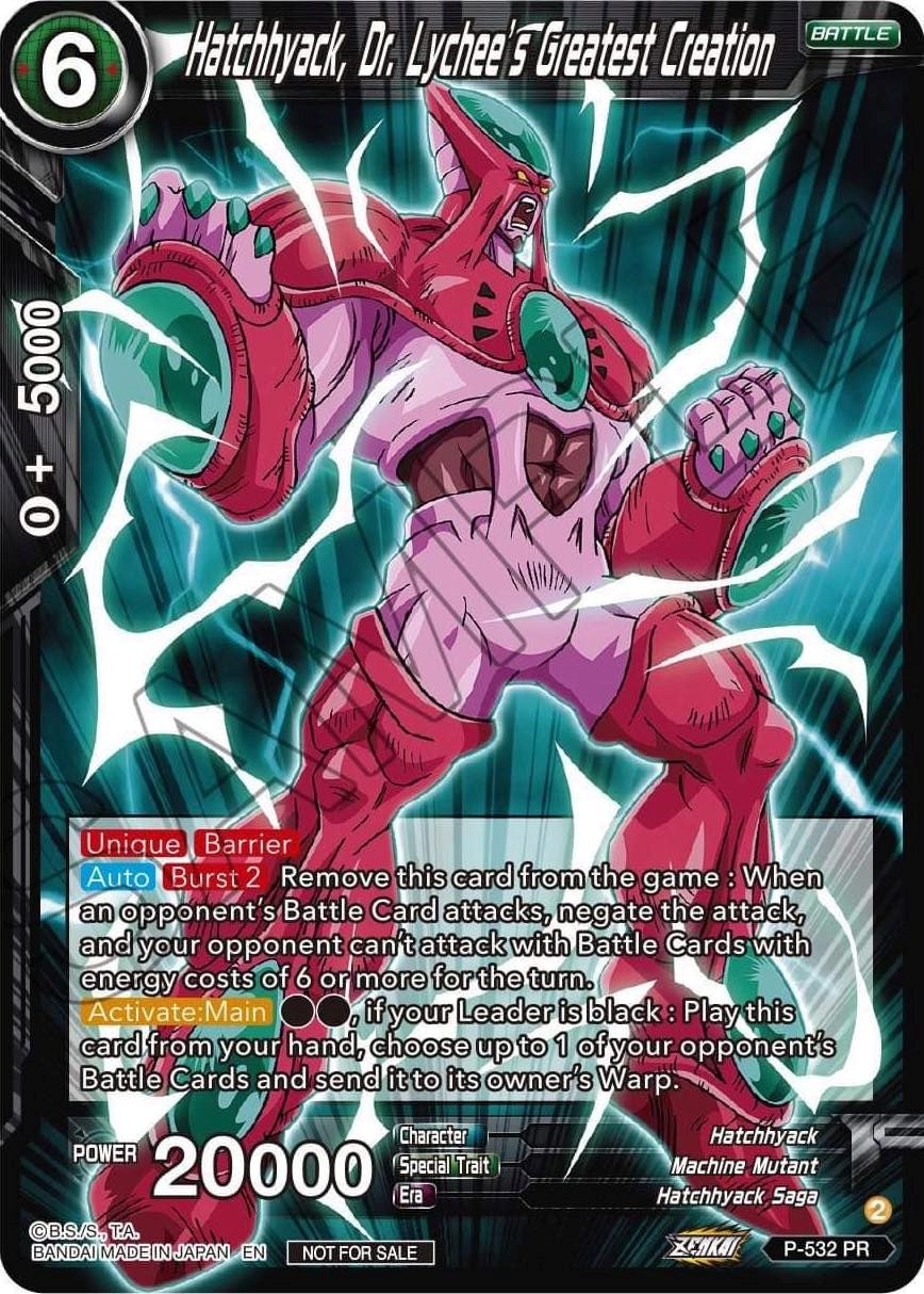 Hatchhyack, Dr. Lychee's Greatest Creation (Zenkai Series Tournament Pack Vol.5) (P-532) [Tournament Promotion Cards] | Rock City Comics