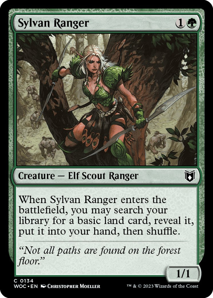 Sylvan Ranger [Wilds of Eldraine Commander] | Rock City Comics