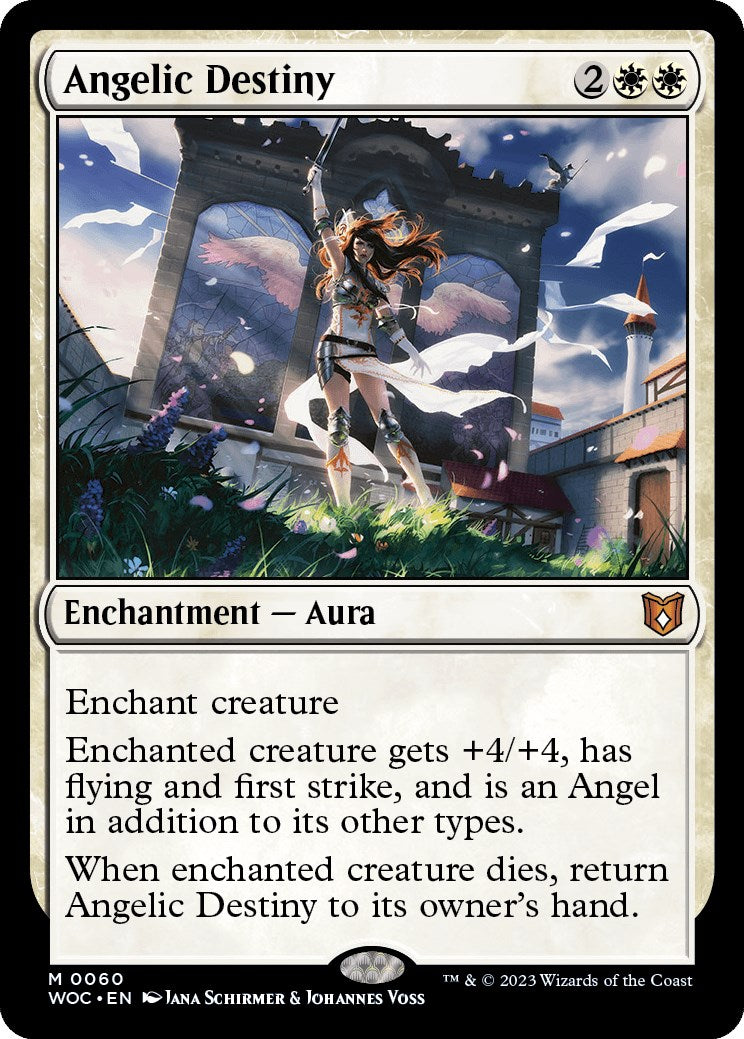 Angelic Destiny [Wilds of Eldraine Commander] | Rock City Comics