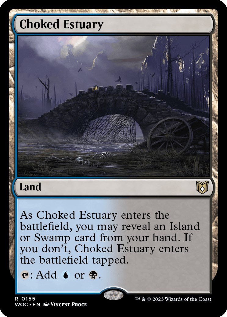 Choked Estuary [Wilds of Eldraine Commander] | Rock City Comics
