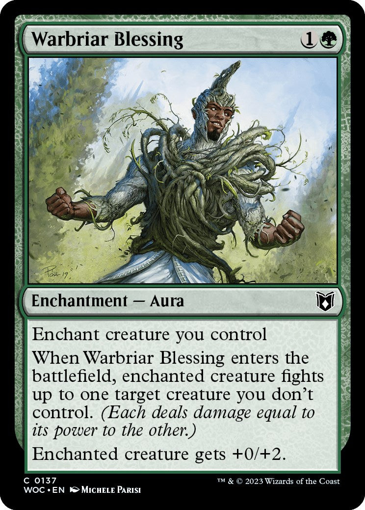 Warbriar Blessing [Wilds of Eldraine Commander] | Rock City Comics