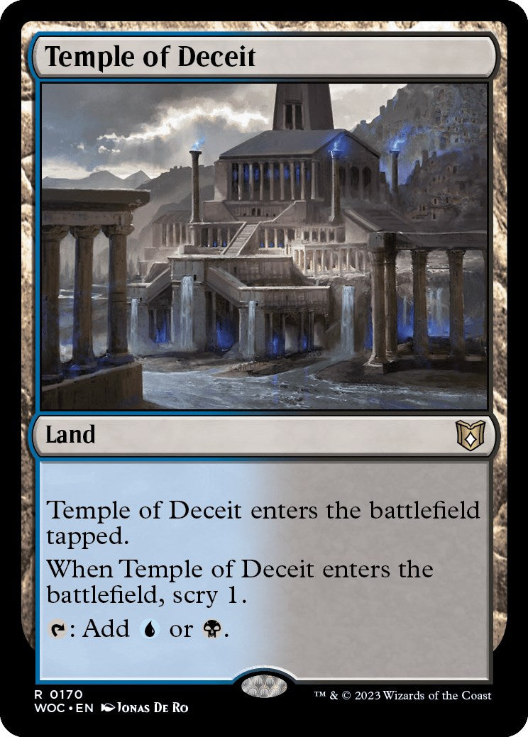Temple of Deceit [Wilds of Eldraine Commander] | Rock City Comics