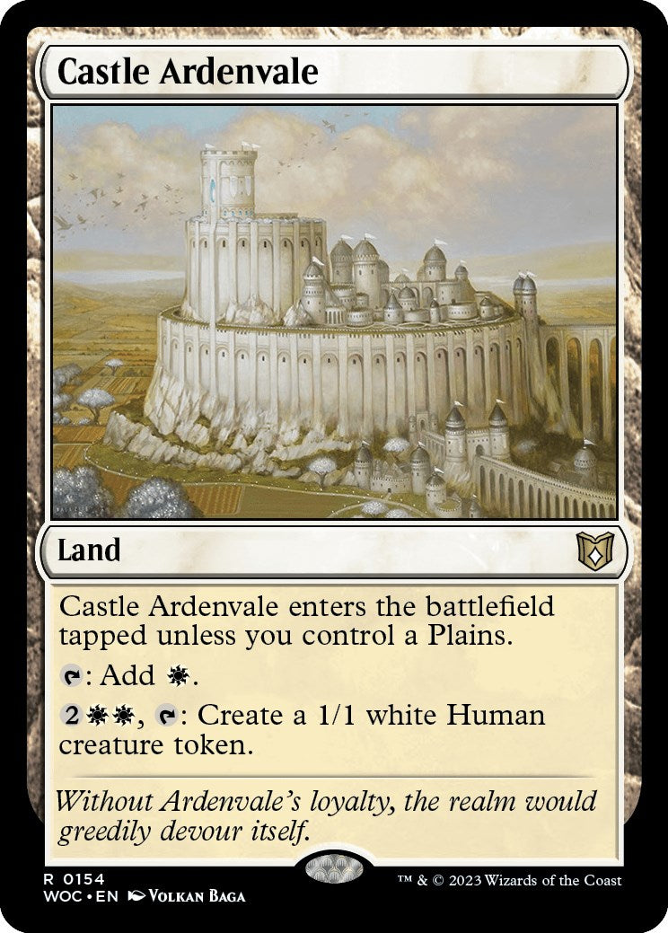 Castle Ardenvale [Wilds of Eldraine Commander] | Rock City Comics