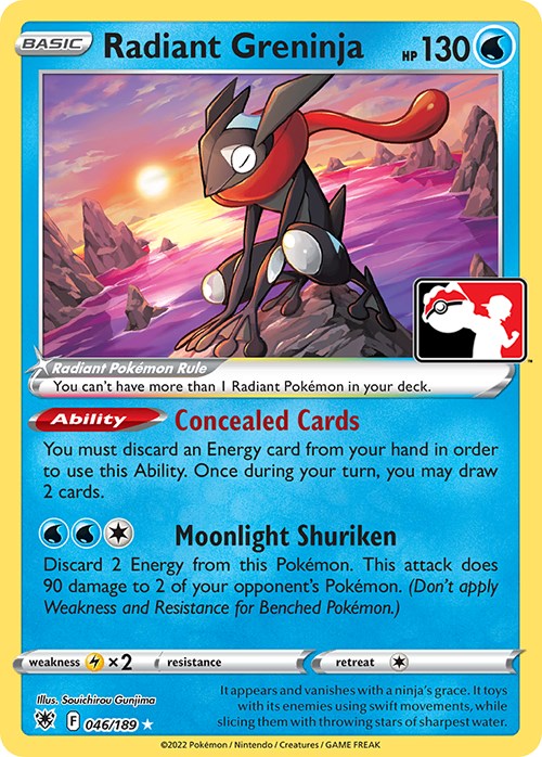 Radiant Greninja (046/189) [Prize Pack Series Three] | Rock City Comics