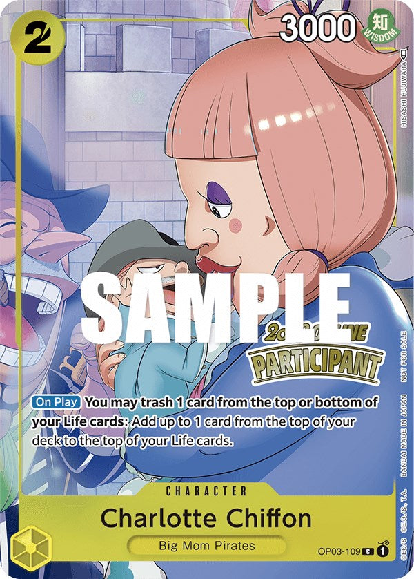 Charlotte Chiffon (Online Regional 2023) [Participant] [One Piece Promotion Cards] | Rock City Comics