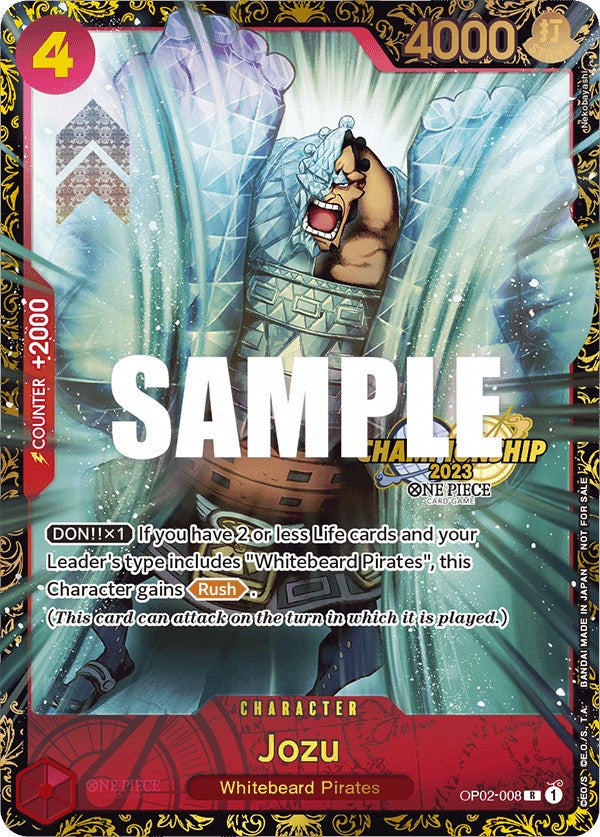 Jozu (Championship 2023) [One Piece Promotion Cards] | Rock City Comics