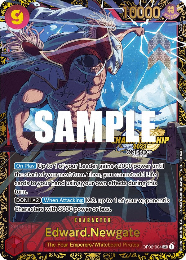 Edward.Newgate (Championship 2023) [One Piece Promotion Cards] | Rock City Comics