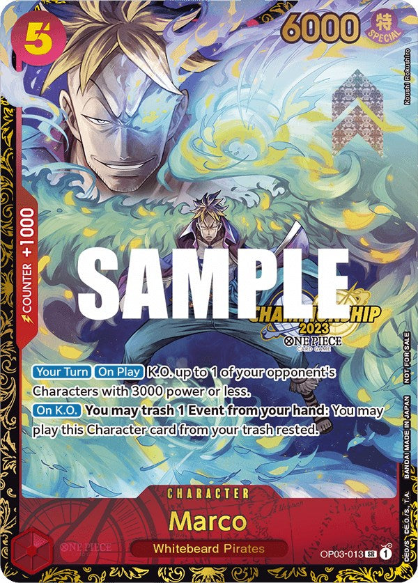 Marco (Championship 2023) [One Piece Promotion Cards] | Rock City Comics