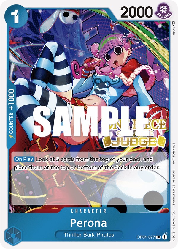 Perona (Judge Pack Vol. 2) [One Piece Promotion Cards] | Rock City Comics