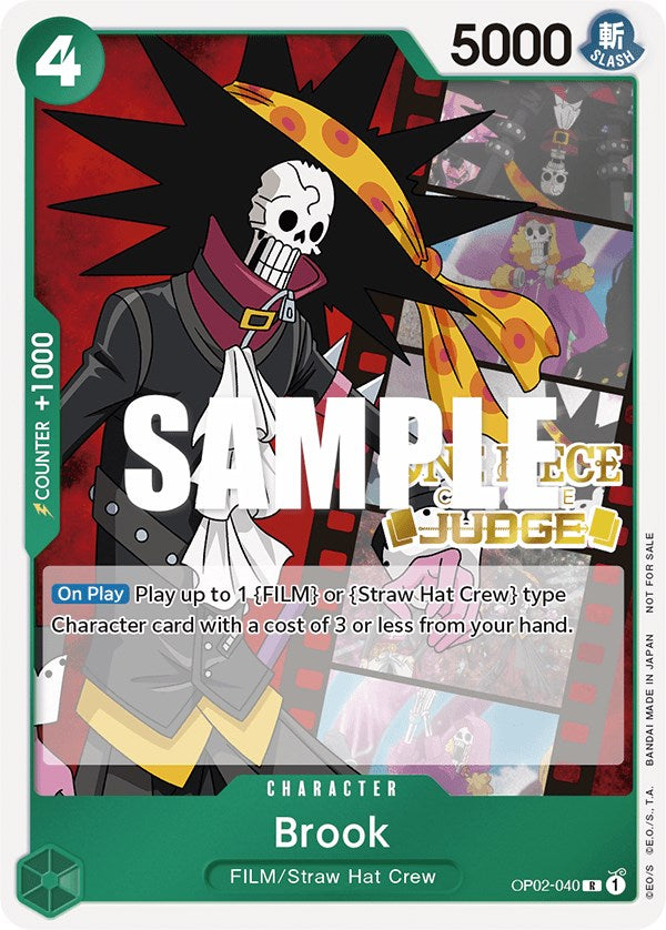 Brook (Judge Pack Vol. 2) [One Piece Promotion Cards] | Rock City Comics