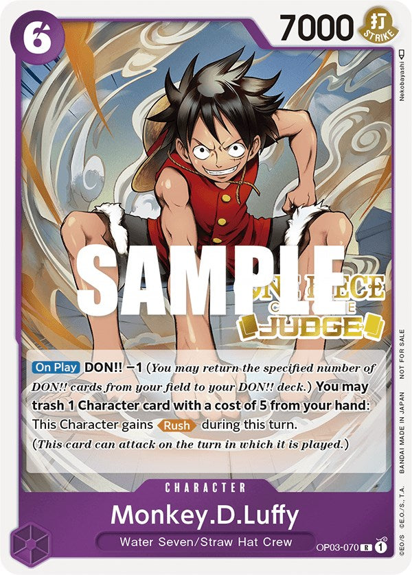 Monkey.D.Luffy (Judge Pack Vol. 2) [One Piece Promotion Cards] | Rock City Comics