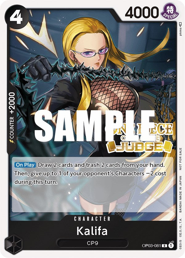 Kalifa (Judge Pack Vol. 2) [One Piece Promotion Cards] | Rock City Comics