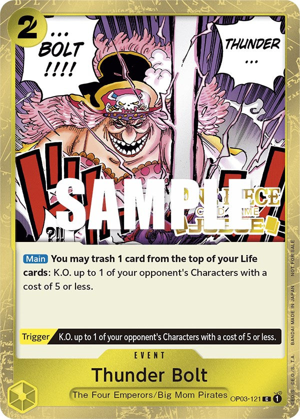 Thunder Bolt (Judge Pack Vol. 2) [One Piece Promotion Cards] | Rock City Comics