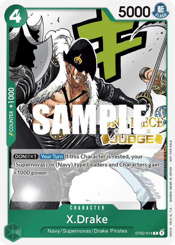 X.Drake (Judge Pack Vol. 2) [One Piece Promotion Cards] | Rock City Comics