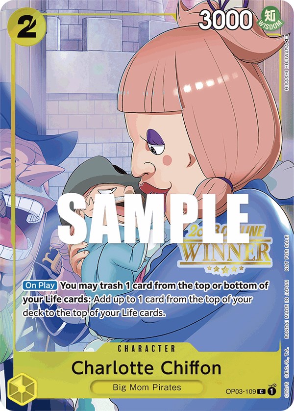 Charlotte Chiffon (Offline Regional 2023) [Winner] [One Piece Promotion Cards] | Rock City Comics