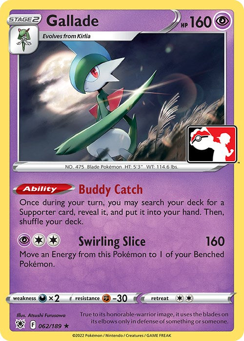 Gallade (062/189) [Prize Pack Series Three] | Rock City Comics