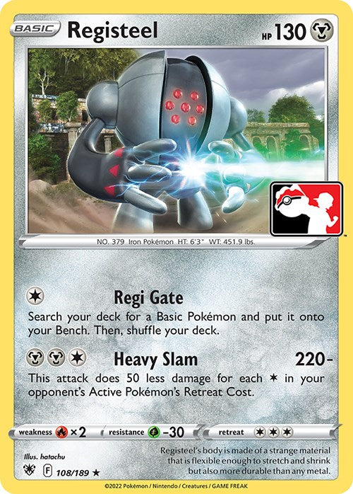 Registeel (108/189) [Prize Pack Series Three] | Rock City Comics