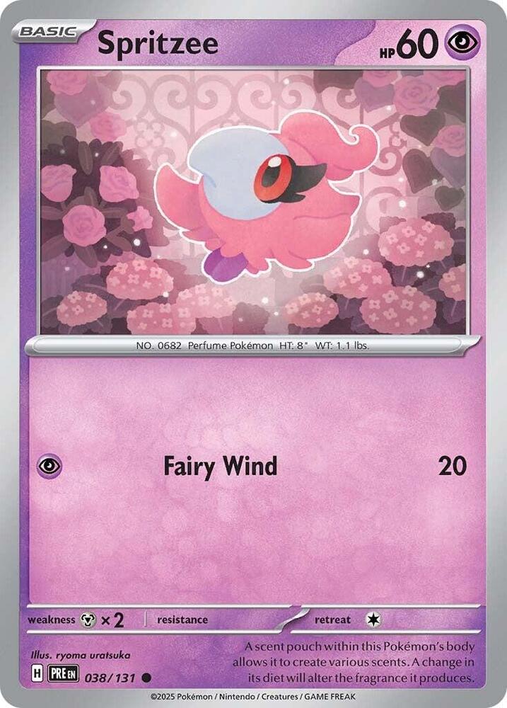 Spritzee (038/131) [Scarlet & Violet: Prismatic Evolutions] | Rock City Comics