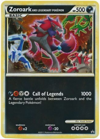 Zoroark and Legendary Pokemon (Jumbo Card) [Miscellaneous Cards] | Rock City Comics