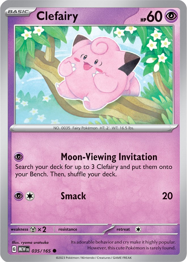 Clefairy (035/165) [Scarlet & Violet: 151] | Rock City Comics