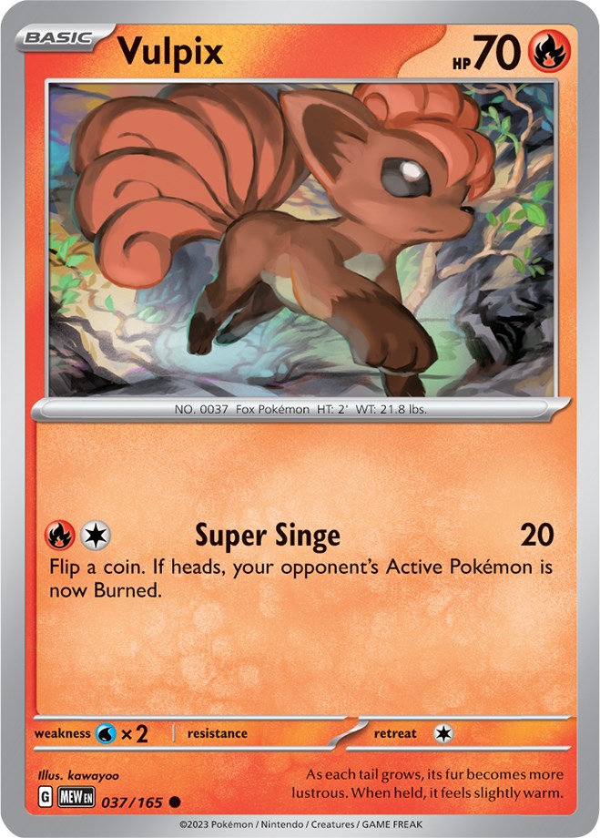 Vulpix (037/165) [Scarlet & Violet: 151] | Rock City Comics