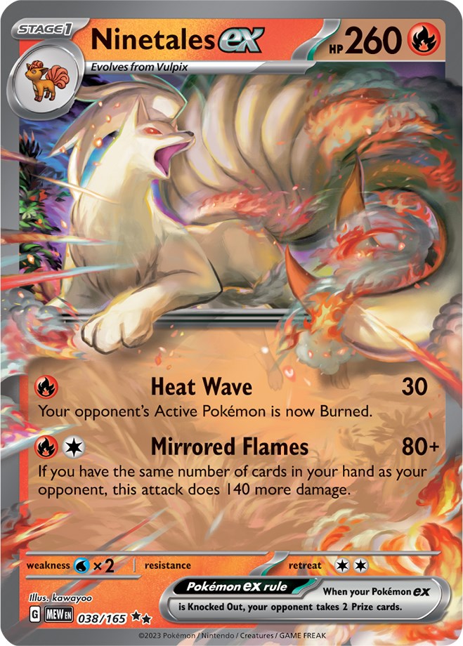 Ninetales ex (038/165) [Scarlet & Violet: 151] | Rock City Comics