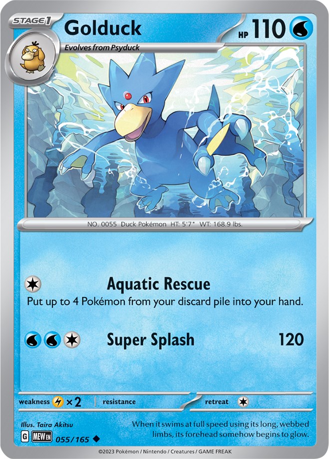 Golduck (055/165) [Scarlet & Violet: 151] | Rock City Comics