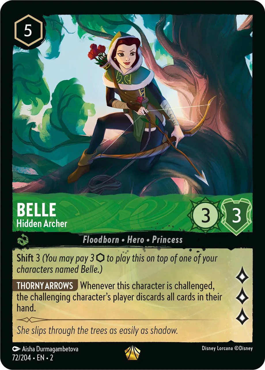 Belle - Hidden Archer (72/204) [Rise of the Floodborn] | Rock City Comics