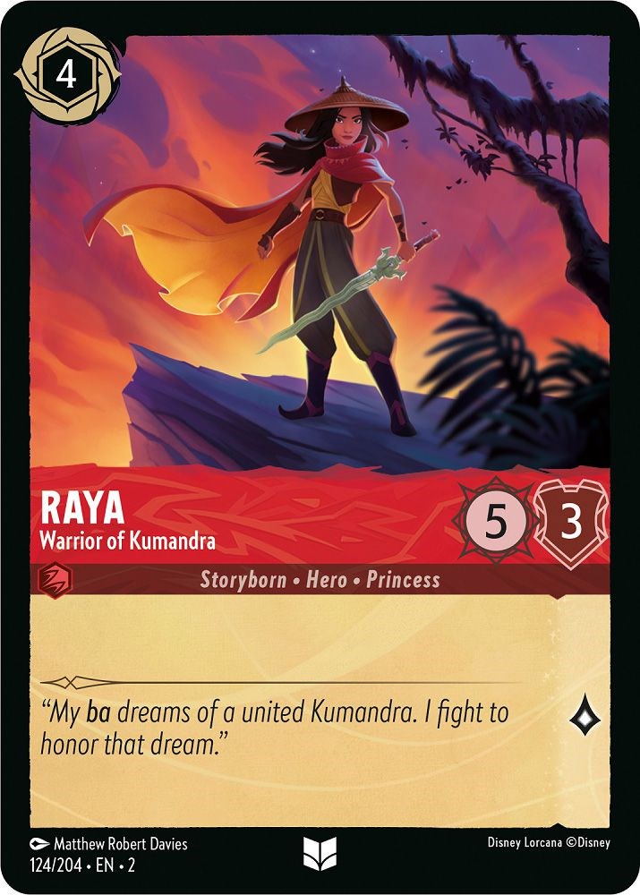 Raya - Warrior of Kumandra (124/204) [Rise of the Floodborn] | Rock City Comics