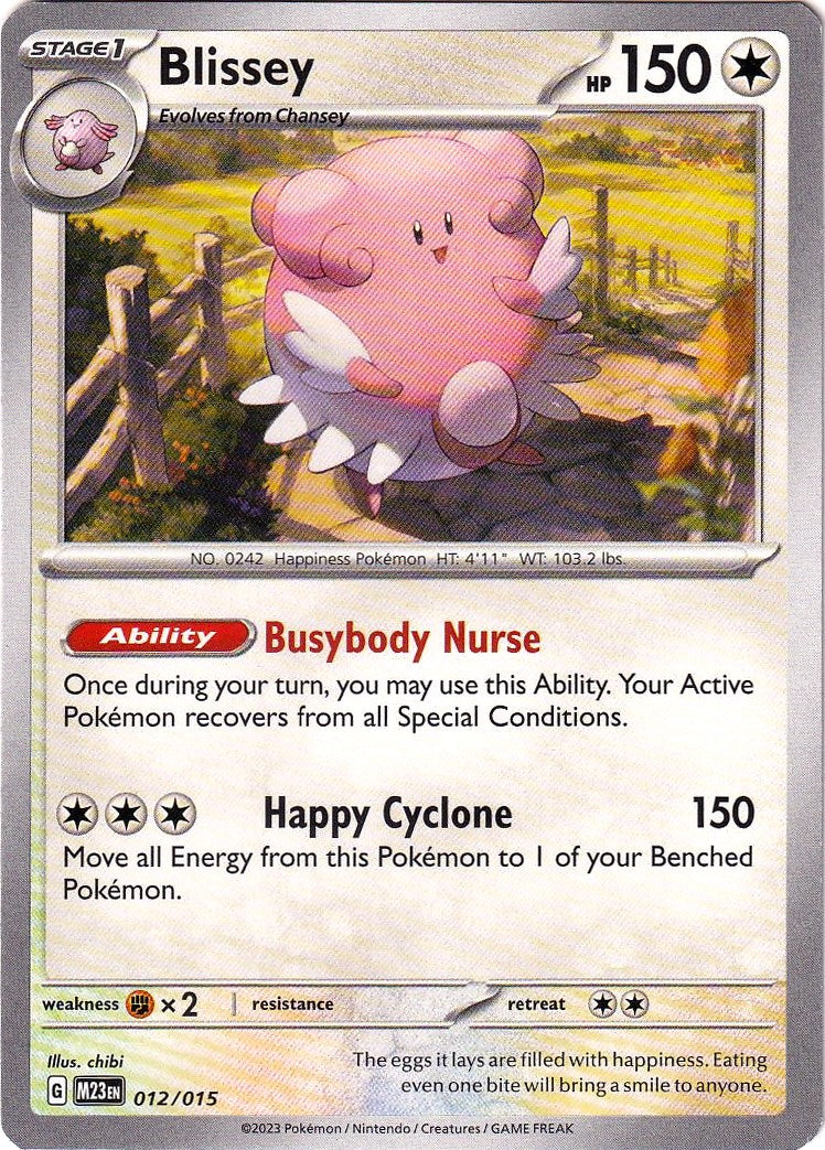 Blissey (012/015) [McDonald's Promos: 2023 Collection] | Rock City Comics